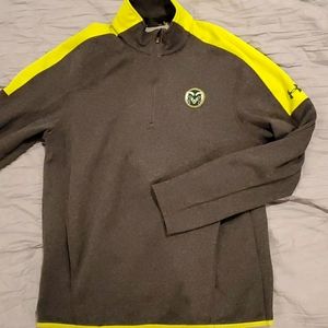 UA Colorado state university 1/4 zip - size M